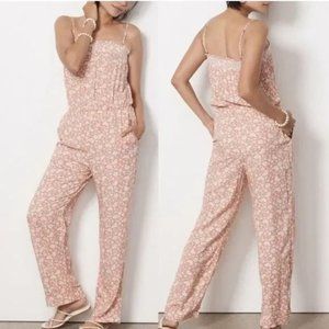 NWT FAHERTY RENATA JUMPSUIT, CORAL, SMALL